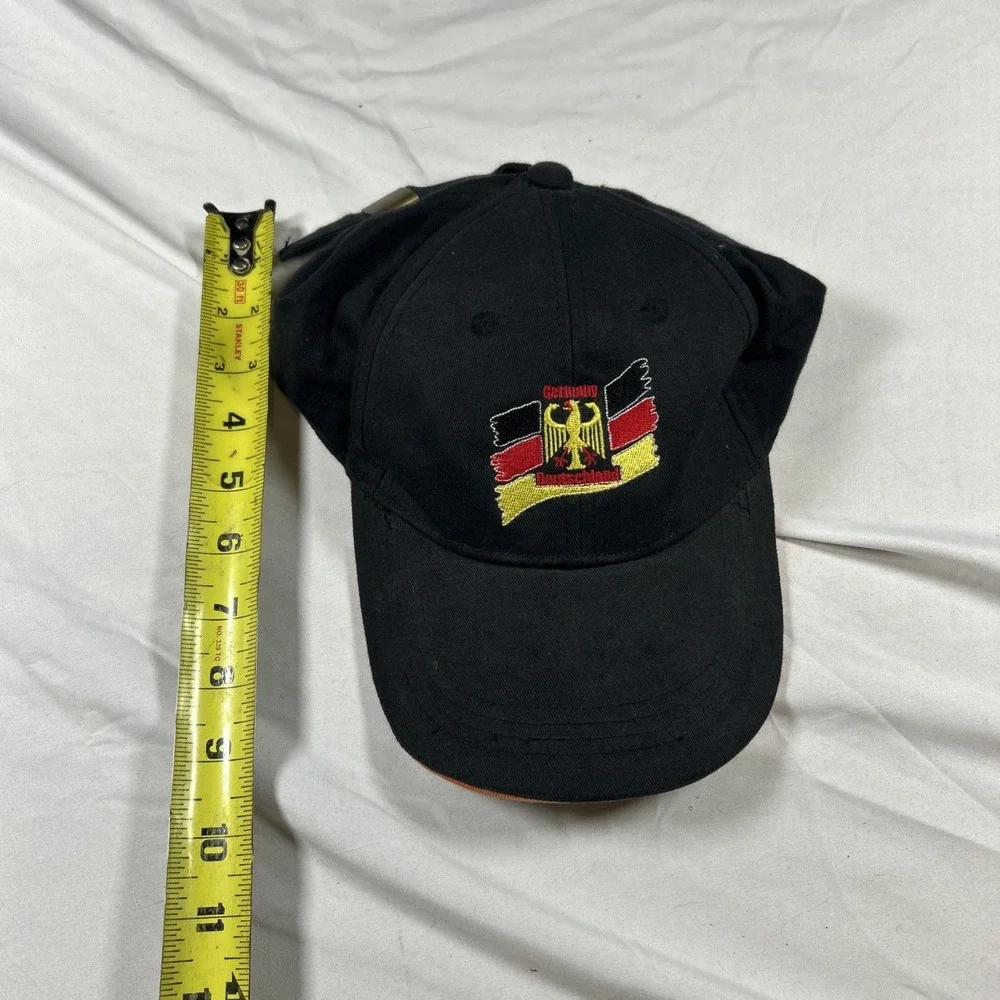 Used Germany Hat Deutstchland KNAB 78136- Schonach  Red Yellow Black Soccer ⚽️